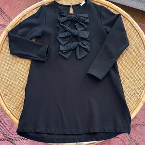 Adorable Black Zara Dress with Bow Accents 13/14